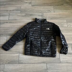 The North Face Black Shiny Lightweight Insulated Jacket